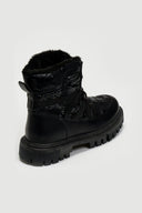 Μποτάκια puffer χιονιού - Μαύρο - thefashionproject.gr - AC DIS