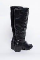 Μπότες all day με χαμηλό τακούνι - Μαύρο - thefashionproject.gr - Sixth Sens