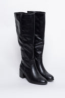 Μπότες all day με χαμηλό τακούνι - Μαύρο - thefashionproject.gr - Sixth Sens