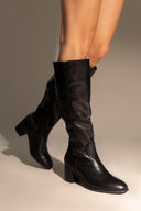 Μπότες all day με χαμηλό τακούνι - Μαύρο - thefashionproject.gr - Sixth Sens