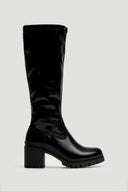 Μπότες casual δερματίνη - Μαύρο - thefashionproject.gr - KR BE UNIQUE