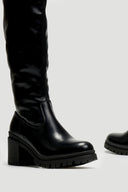 Μπότες casual δερματίνη - Μαύρο - thefashionproject.gr - KR BE UNIQUE