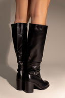 Μπότες με μικρό τοκά - Μαύρο - thefashionproject.gr - Sixth Sens