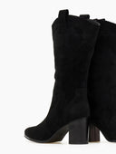 Μπότες western με οβάλ τελείωμα - Μαύρο - thefashionproject.gr - The Fashion Project
