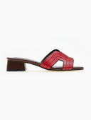 Mules ανοιχτά με ανοίγματα - Κόκκινο - thefashionproject.gr - Stephan