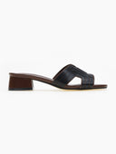 Mules ανοιχτά με ανοίγματα - Μαύρο - thefashionproject.gr - Stephan