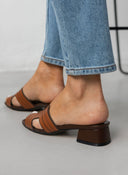 Mules ανοιχτά με ανοίγματα - Ταμπά - thefashionproject.gr - Stephan
