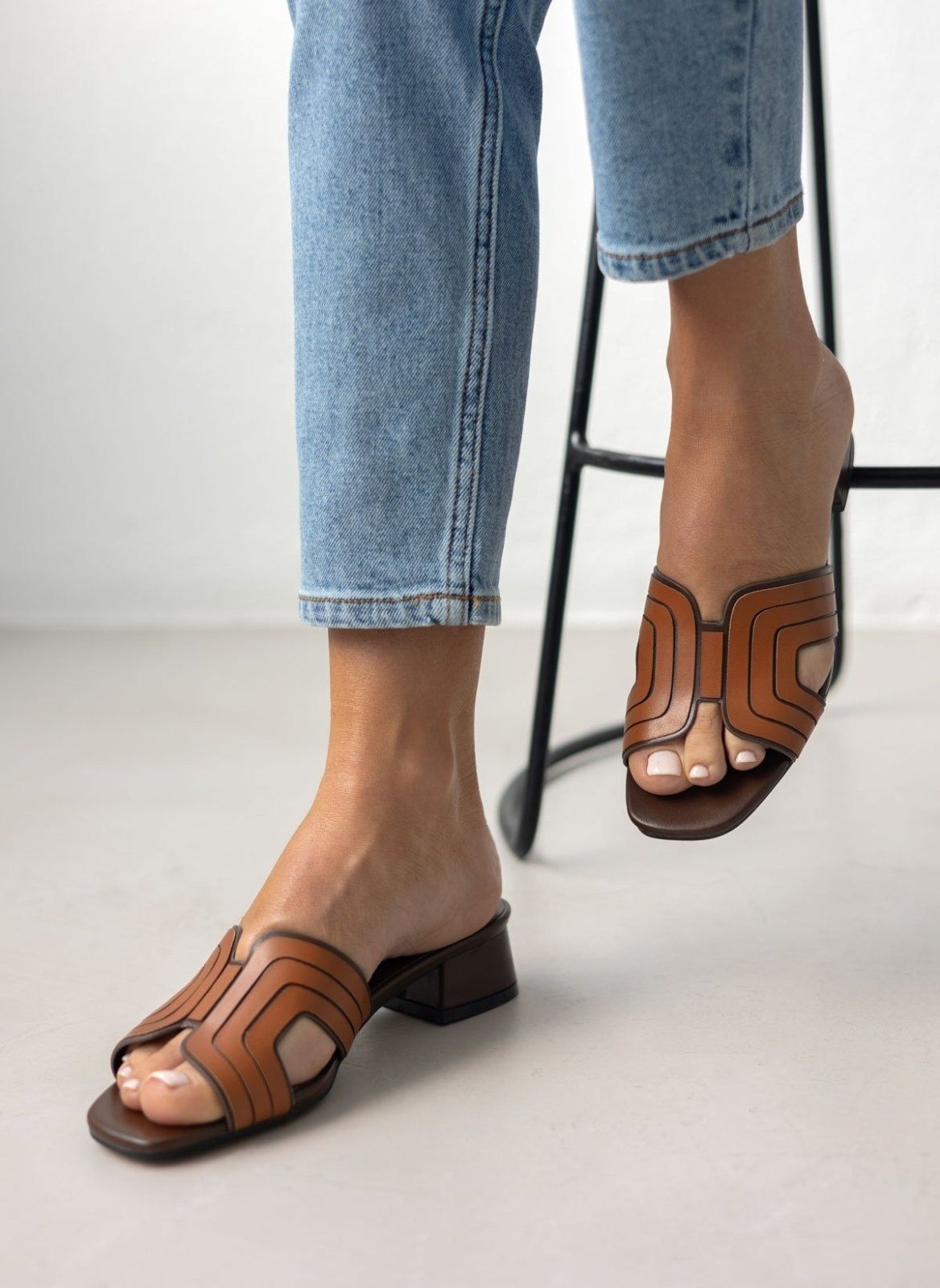 Mules ανοιχτά με ανοίγματα - Ταμπά - thefashionproject.gr - Stephan