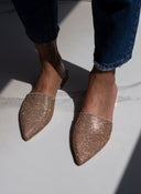 Mules ανοιχτά με στρας TFP - Χαλκός - thefashionproject.gr - TFP
