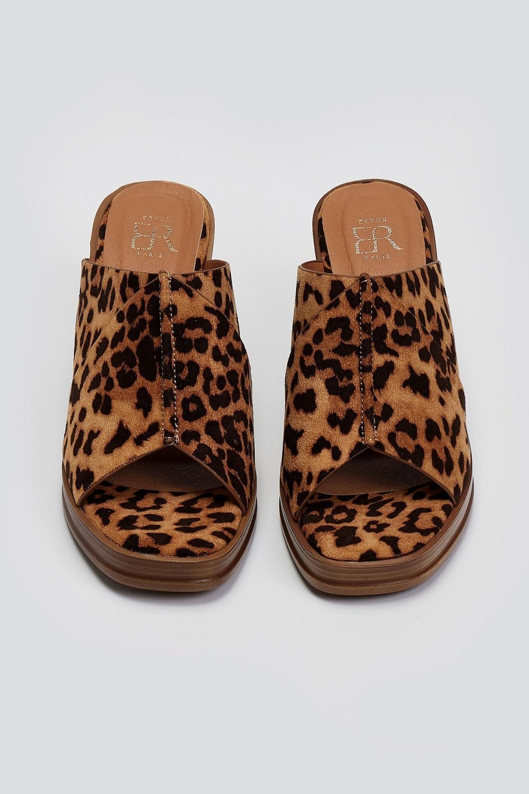 Mules ανοιχτά suede ERYNN - Leopard - thefashionproject.gr - ERYNN