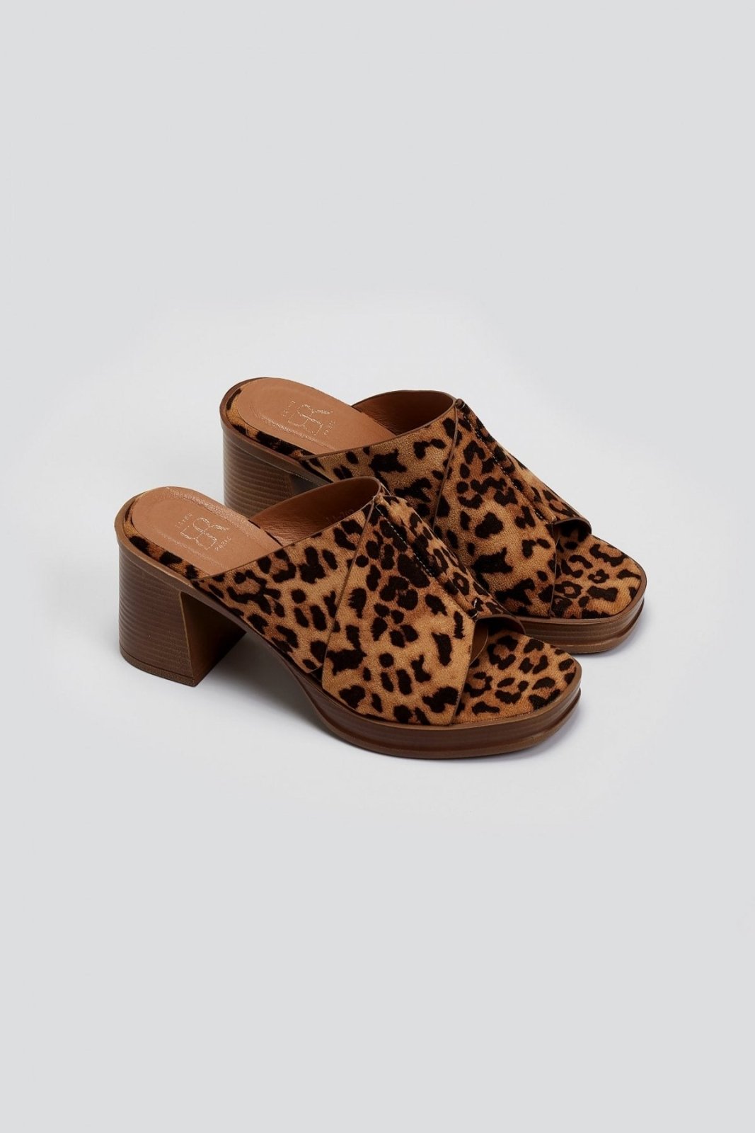 Mules ανοιχτά suede ERYNN - Leopard - thefashionproject.gr - ERYNN