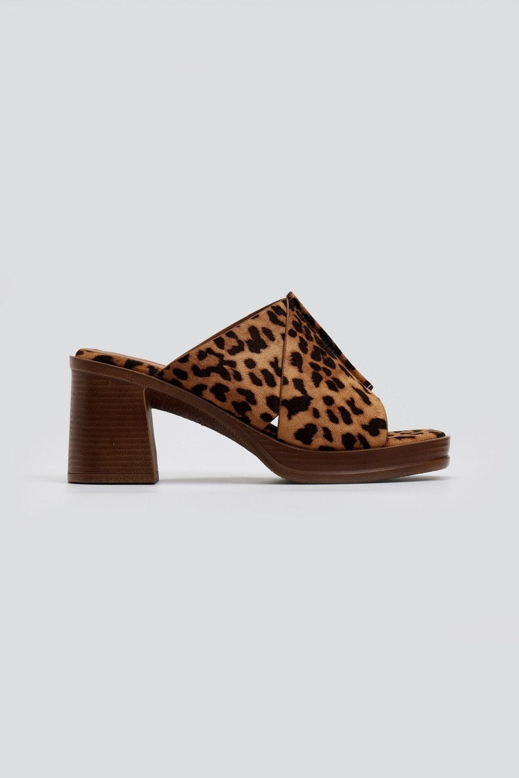 Mules ανοιχτά suede ERYNN - Leopard - thefashionproject.gr - ERYNN