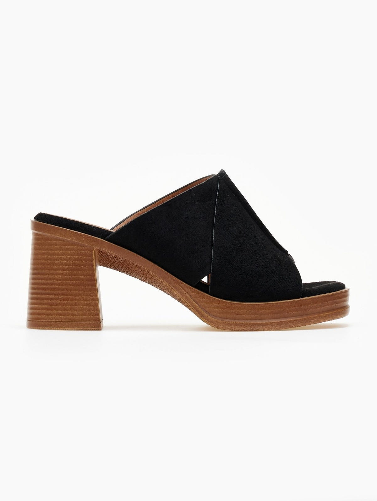 Mules ανοιχτά suede ERYNN - Μαύρο - thefashionproject.gr - ERYNN