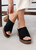 Mules ανοιχτά suede ERYNN - Μαύρο - thefashionproject.gr - ERYNN