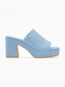 Mules ανοιχτά τζιν με φαρδιά φάσα Xti 142765 - Μπλε jean - thefashionproject.gr - Xti Footwear