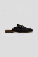 Mules από ψάθα ERYNN - Μαύρο - thefashionproject.gr - ERYNN