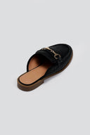 Mules από ψάθα ERYNN - Μαύρο - thefashionproject.gr - ERYNN