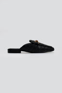 Mules από ψάθα Xti 143803 - Μαύρο - thefashionproject.gr - Xti Footwear