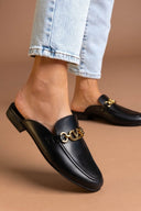 Mules δερμάτινα κλειστά Ragazza - Μαύρο - thefashionproject.gr - RAGAZZA