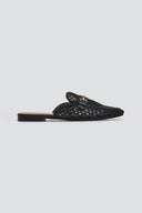 Mules φλατ με διαφάνεια ERYNN - Μαύρο - thefashionproject.gr - ERYNN