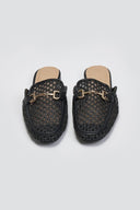 Mules φλατ με διαφάνεια ERYNN - Μαύρο - thefashionproject.gr - ERYNN