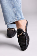 Mules φλατ με διαφάνεια ERYNN - Μαύρο - thefashionproject.gr - ERYNN