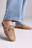 Mules φλατ με διαφάνεια ERYNN - Τάουπε - thefashionproject.gr - ERYNN