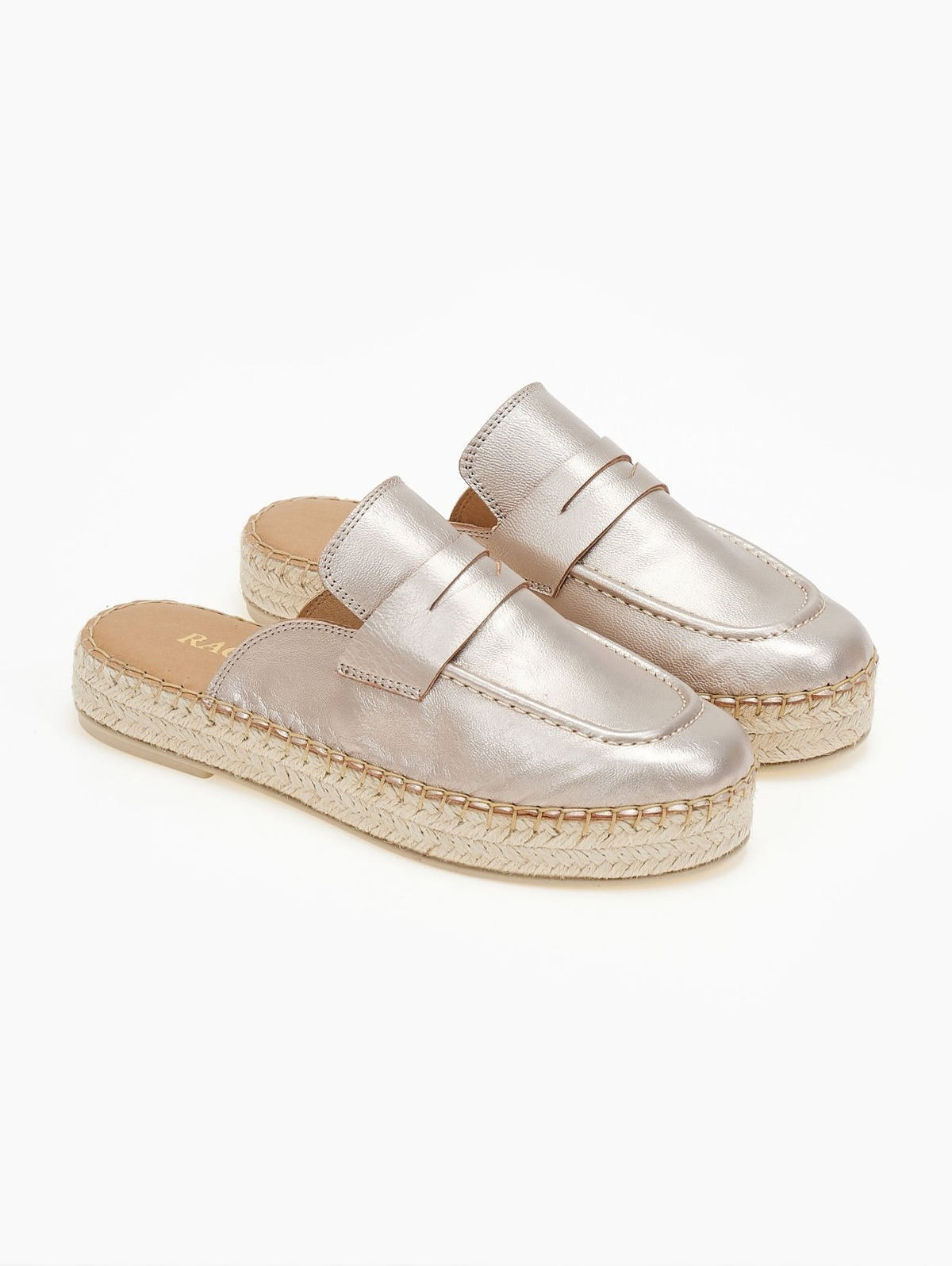 Mules καστόρινα με σχοίνινη σόλα Ragazza 0237 - Άμμου - thefashionproject.gr - RAGAZZA