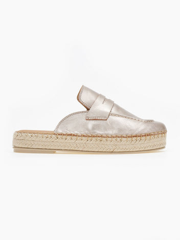 Mules καστόρινα με σχοίνινη σόλα Ragazza 0237 - Άμμου - thefashionproject.gr - RAGAZZA