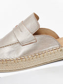 Mules καστόρινα με σχοίνινη σόλα Ragazza 0237 - Άμμου - thefashionproject.gr - RAGAZZA