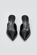 Mules Kitten Heel TFP - Black Matte - thefashionproject.gr - TFP