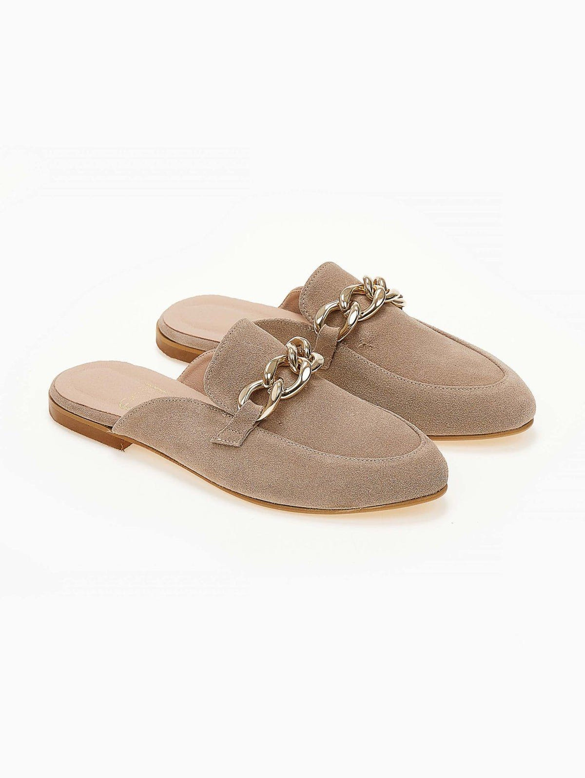 Mules κλειστά με αλυσίδα estil - Πούρο - thefashionproject.gr - Estil