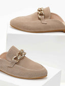 Mules κλειστά με αλυσίδα estil - Πούρο - thefashionproject.gr - Estil