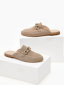 Mules κλειστά με αλυσίδα estil - Πούρο - thefashionproject.gr - Estil