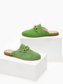 Mules κλειστά με αλυσίδα estil - Πράσινο - thefashionproject.gr - Estil