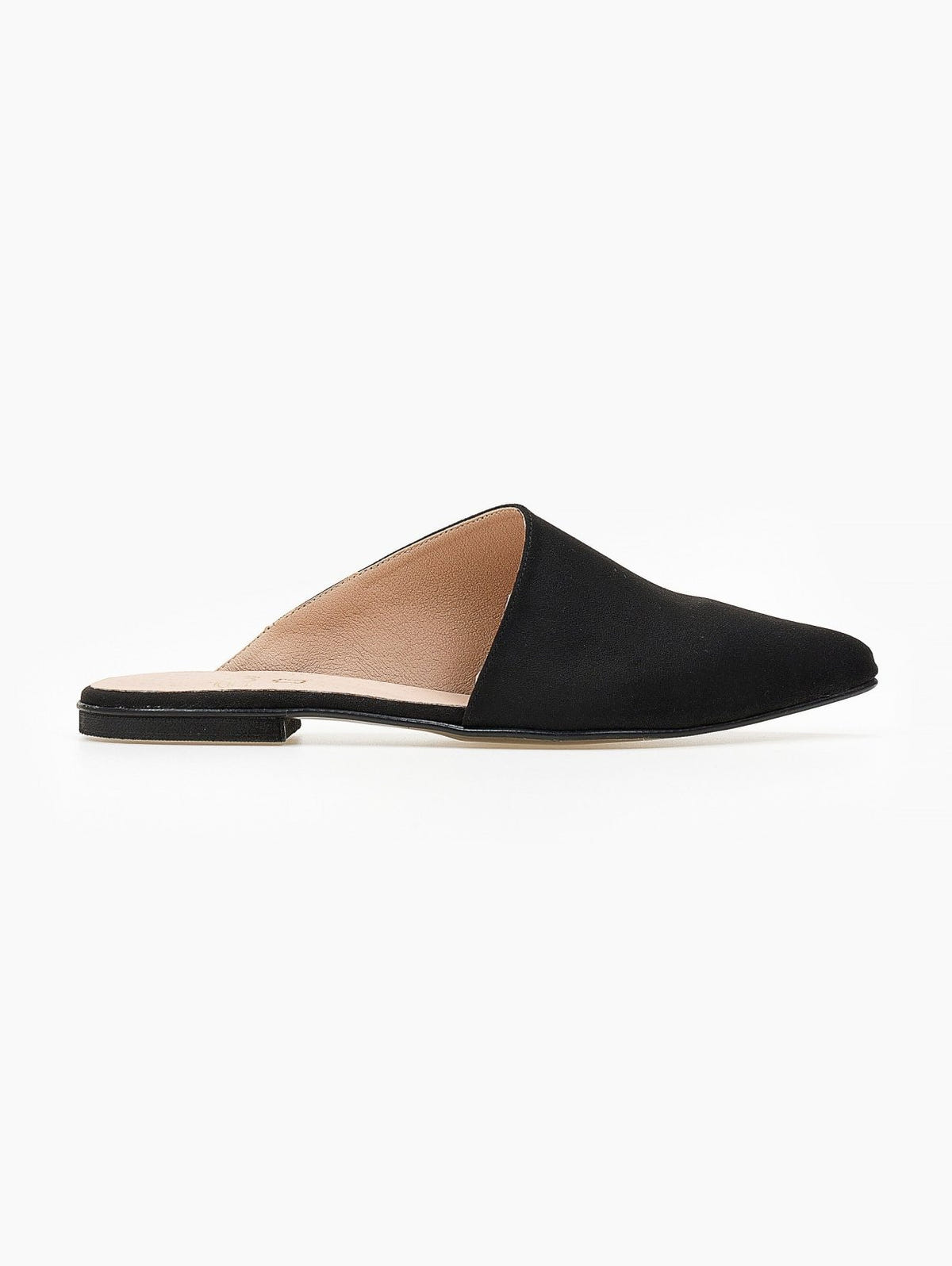 Mules κλειστά με ασύμμετρη φάσα estil - Μαύρο - thefashionproject.gr - Estil