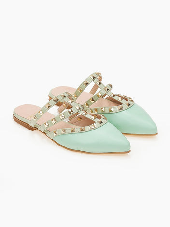 Mules κλειστά με τρουκς estil - Βεραμάν - thefashionproject.gr - Estil