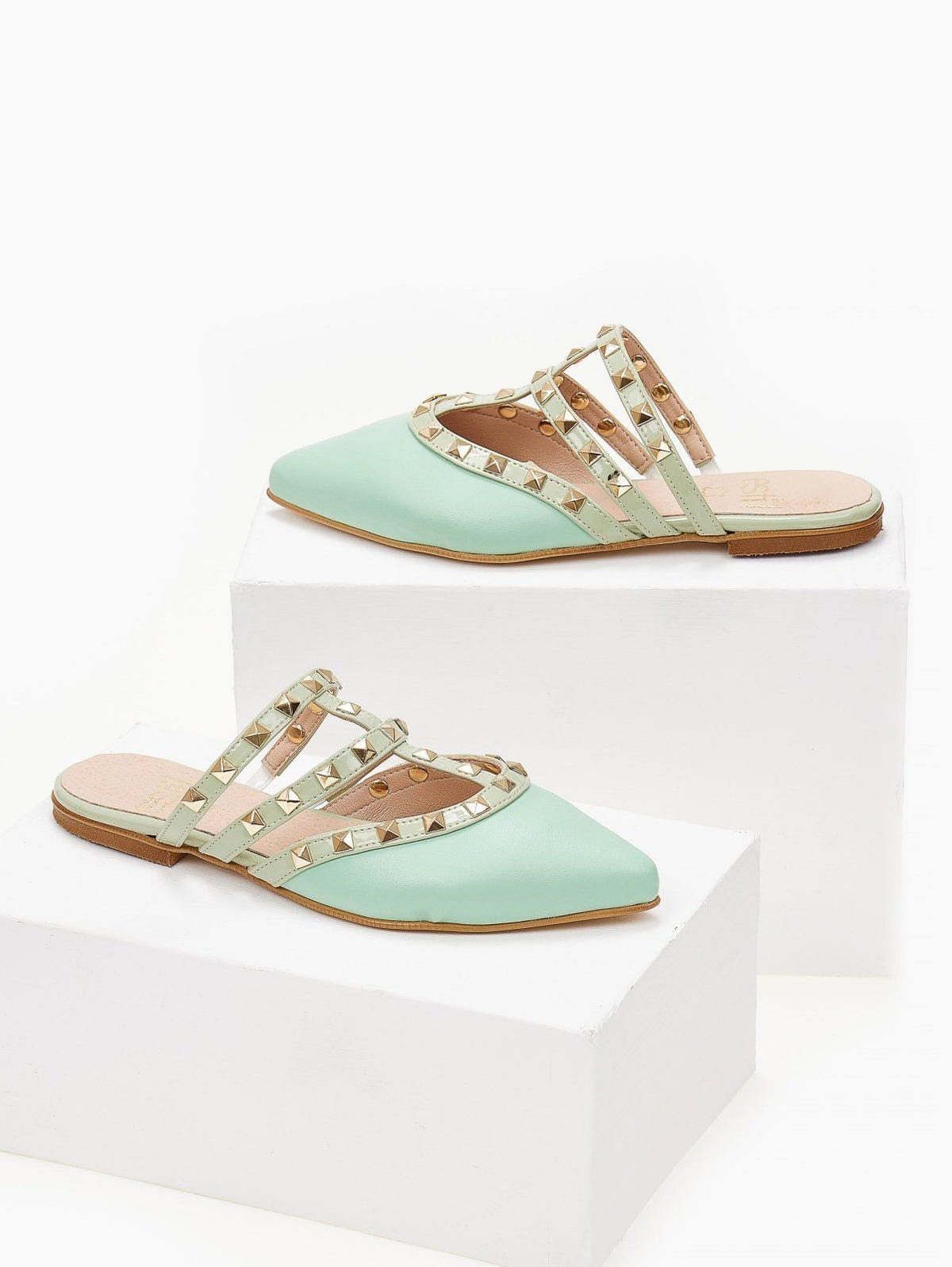 Mules κλειστά με τρουκς estil - Βεραμάν - thefashionproject.gr - Estil