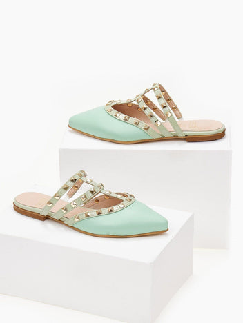 Mules κλειστά με τρουκς estil - Βεραμάν - thefashionproject.gr - Estil