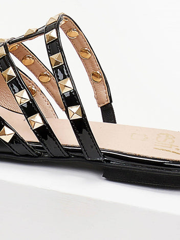 Mules κλειστά με τρουκς estil - Μαύρο - thefashionproject.gr - Estil