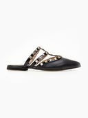 Mules κλειστά με τρουκς estil - Μαύρο - thefashionproject.gr - Estil