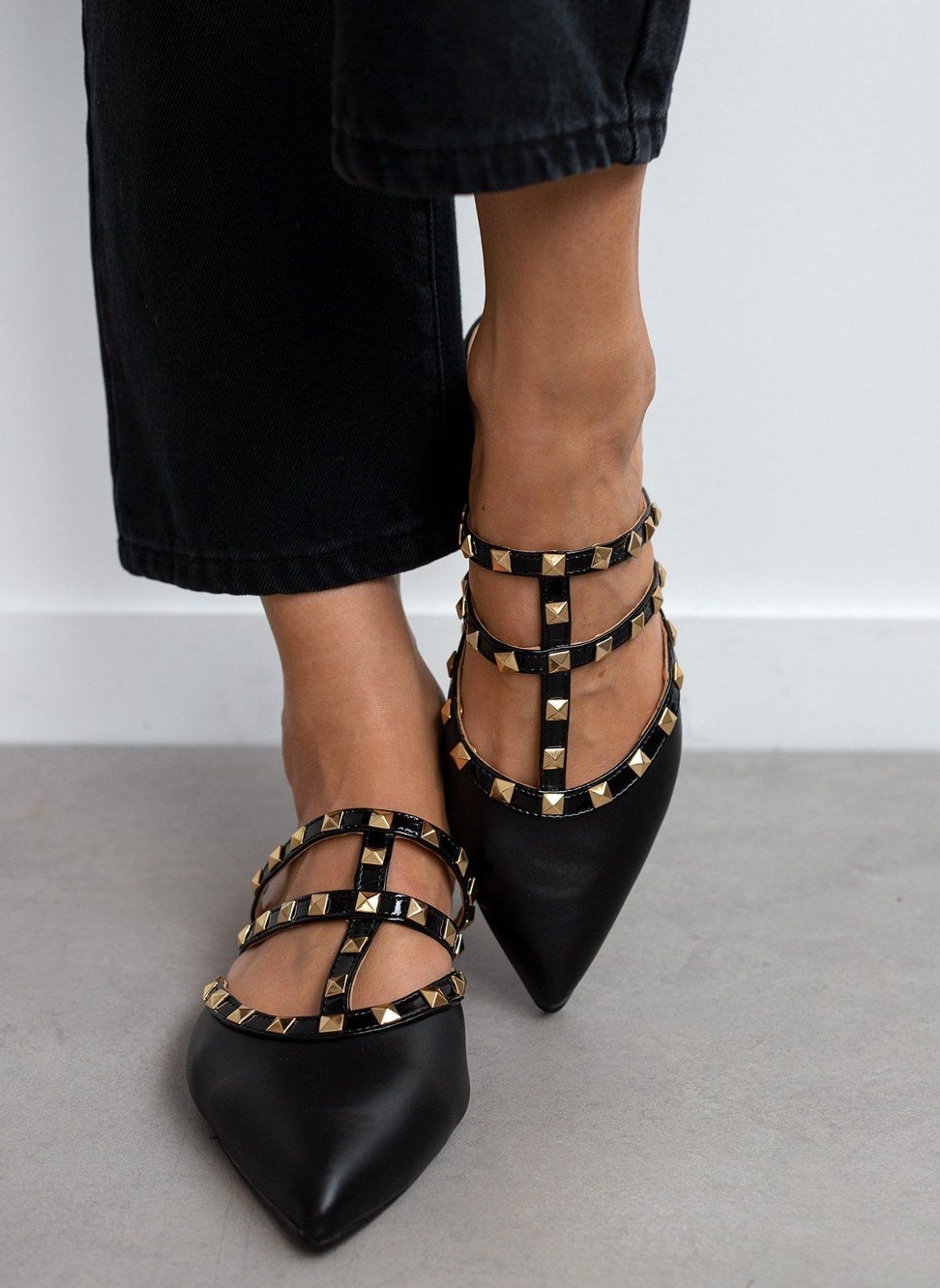 Mules κλειστά με τρουκς estil - Μαύρο - thefashionproject.gr - Estil