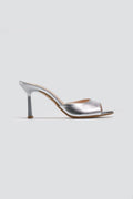 Mules με λεπτό τακούνι TFP - Ασημί - thefashionproject.gr - TFP