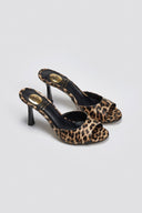 Mules με λεπτό τακούνι TFP - Leopard - thefashionproject.gr - TFP