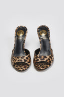 Mules με λεπτό τακούνι TFP - Leopard - thefashionproject.gr - TFP