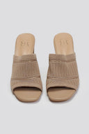 Mules με πλεκτό σχέδιο ERYNN - Τάουπε - thefashionproject.gr - ERYNN