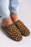 Mules με ponyskin και print Ragazza 0117 - Leopard - thefashionproject.gr - RAGAZZA