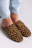 Mules με ponyskin και print Ragazza 0117 - Leopard - thefashionproject.gr - RAGAZZA