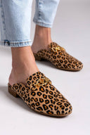 Mules με ponyskin και print Ragazza 0117 - Leopard - thefashionproject.gr - RAGAZZA