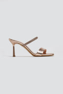 Mules με στρας λουράκι TFP - Χαλκός - thefashionproject.gr - TFP
